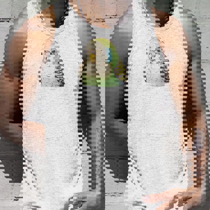 バッグの中のかわいいセキセイインコ、面白いセキセイインコ 長袖tシャツ タンクトップ 彼への贈り物