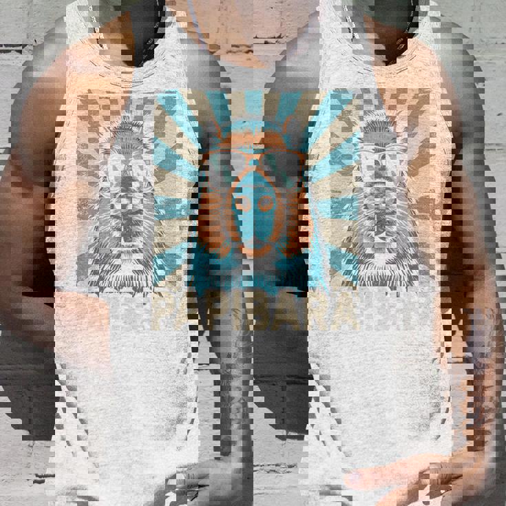 パピバラ おもしろカピバラ 最高のお父さん 父の日 カピバラ 長袖tシャツ タンクトップ 彼への贈り物