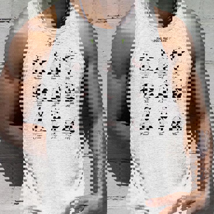 パンダヨガポーズ、パンダは異なるヨガポジションを作ります。 タンクトップ 彼への贈り物