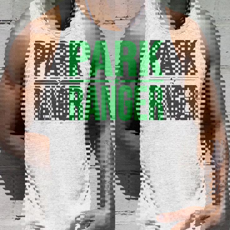 パークレンジャーパークランドワイルドライフフォレスト法執行機関 タンクトップ 彼への贈り物