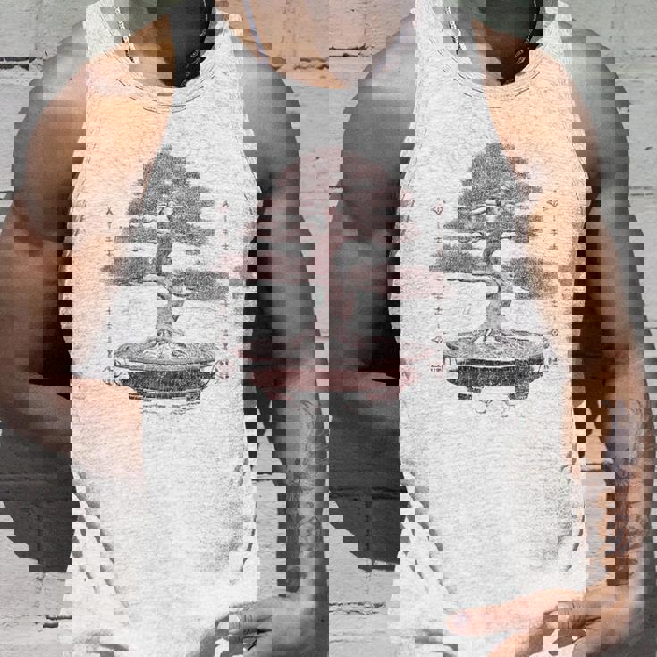 ヒップホップ アーバン ヴィンテージ エッジの効いた Y2k バックプリント ストリートウェア 盆栽 タンクトップ 彼への贈り物