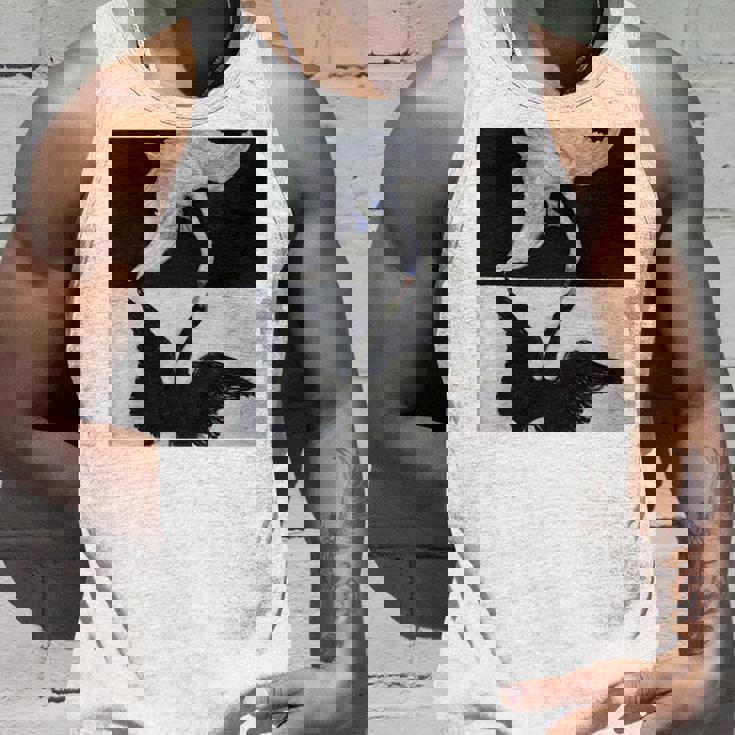 ヒルマ・アフ・クリント作 白鳥 第1号 長袖tシャツ タンクトップ 彼への贈り物