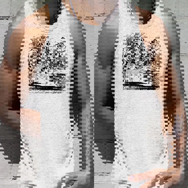 ビッグテキサス 不思議の国のアリス マッドハッターズ ティーパーティーtシャツ タンクトップ 彼への贈り物