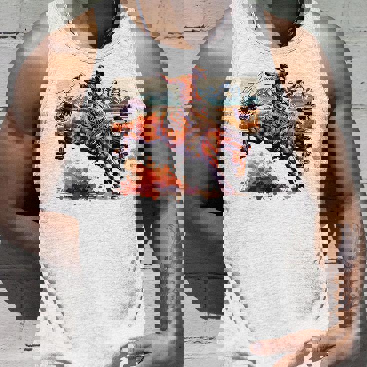 ビンテージ カウボーイ ロデオ ブロンコ ウエスタン 乗馬 カントリー メンズ タンクトップ 彼への贈り物