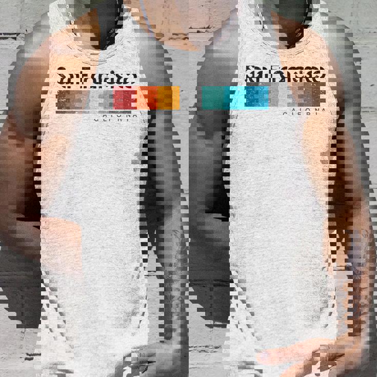 ビンテージサンフランシスコカリフォルニア1980年代レトロデザインtシャツ タンクトップ 彼への贈り物