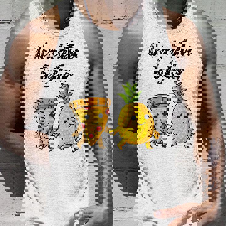 ピザハワイパイナップルピザイートピザ＆パイナップル タンクトップ 彼への贈り物