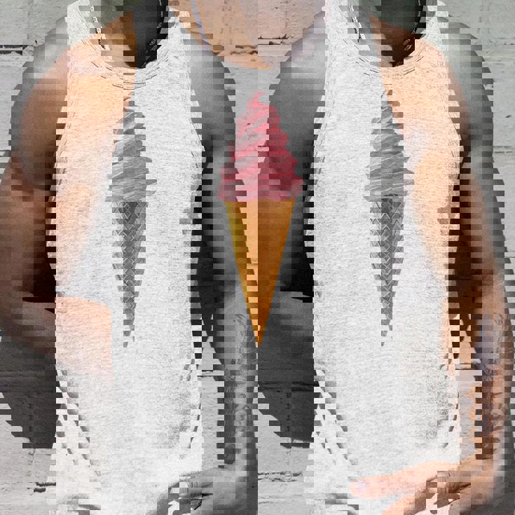 ピンク ソフトサーブ ストロベリー アイスクリーム コーン タンクトップ 彼への贈り物