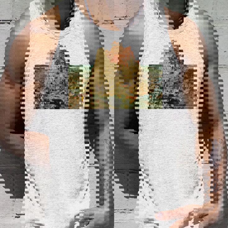 ピーテル・ブリューゲルによるバベルの塔 1563 長袖tシャツ タンクトップ 彼への贈り物