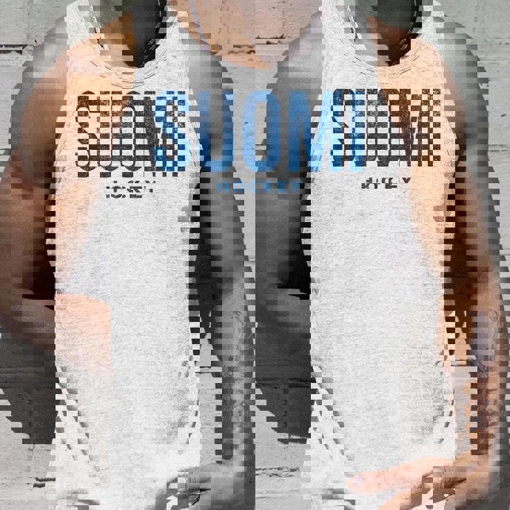 フィンランド スオミ ホッケー アンティーク調 ヴィンテージ レトロ タンクトップ 彼への贈り物