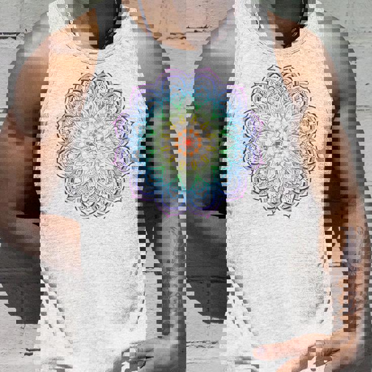 フラワー オブ ライフ フラワー ライト ワーカー スピリチュアル タンクトップ 彼への贈り物