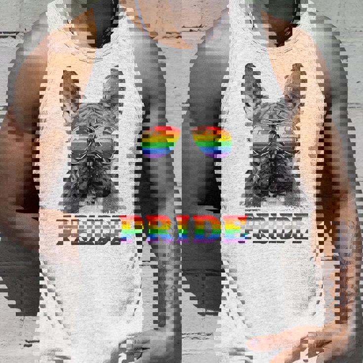 フレンチブルドッグ ゲイプライド Lgbt レインボーフラッグ サングラス Lgbtq タンクトップ 彼への贈り物