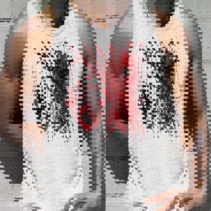 ブラッドシャツ ブラッディスプラッター ハロウィン 血 ステンド グラフィック タンクトップ 彼への贈り物