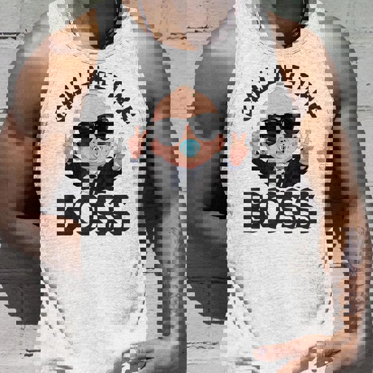 ベイビー・ボス「コール・ミー・ボス」ライク・ア・ボス・キッズ タンクトップ 彼への贈り物