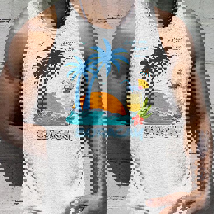 ボラカイ島 ヤシの木 日没 花 フィリピン ビーチ カクテル パラワン島 東南アジア 海鳥 島 贈り物 海 お土産 セブ タンクトップ 彼への贈り物