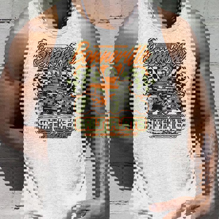 ボンネビル ソルト フラッツ ヴィンテージ レトロ ホットロッド レースカー タンクトップ 彼への贈り物