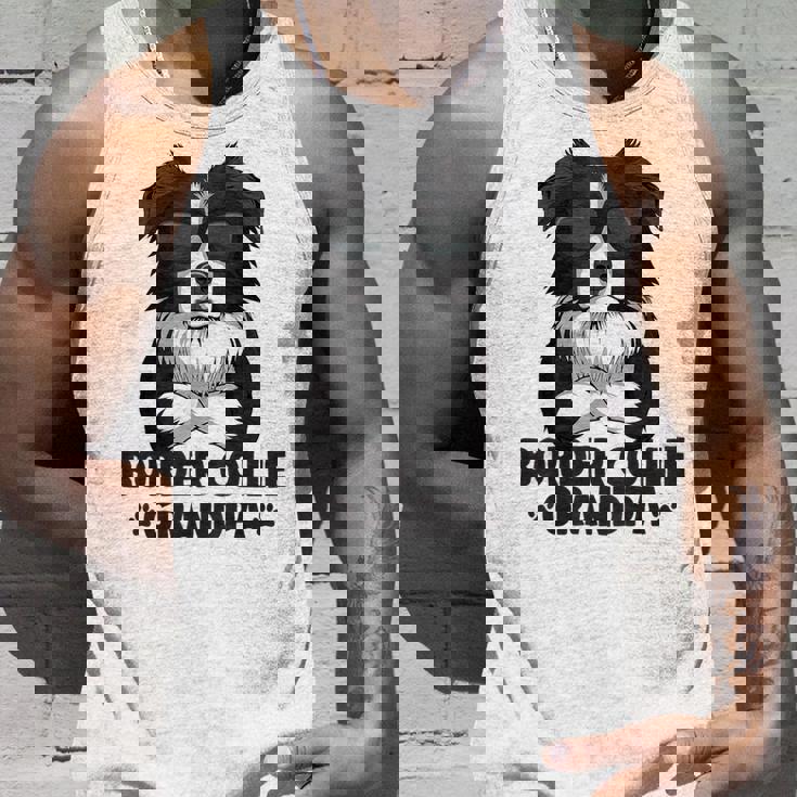 ボーダーコリー 犬 おじいちゃん タンクトップ 彼への贈り物