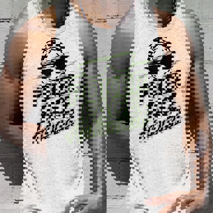 ポーカーフェイス活性化テキサスホールデムポーカーカード愛好家。 タンクトップ 彼への贈り物