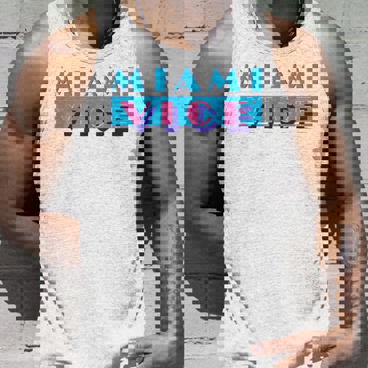 マイアミバイスのロゴ タンクトップ 彼への贈り物