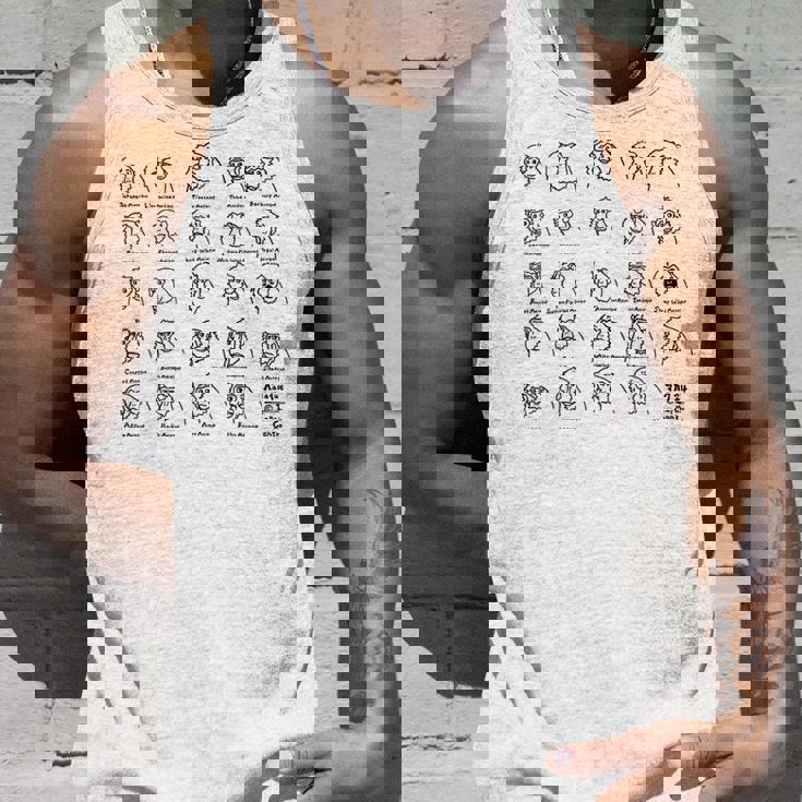 マカク24種 （黒字） タンクトップ 彼への贈り物