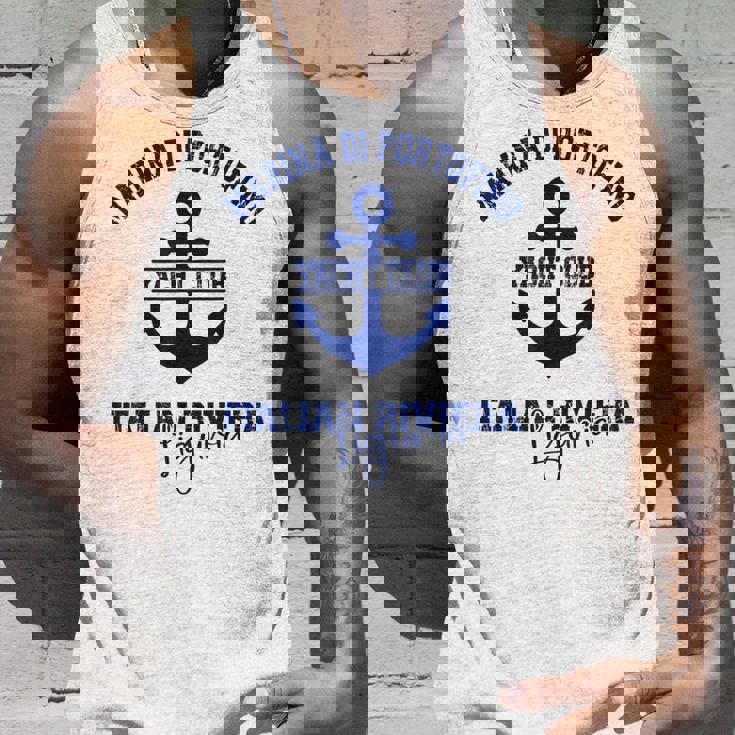 マリーナ・ディ・ポルトフィーノ イタリアン リビエラ ヨットクラブ ボートバケーション タンクトップ 彼への贈り物