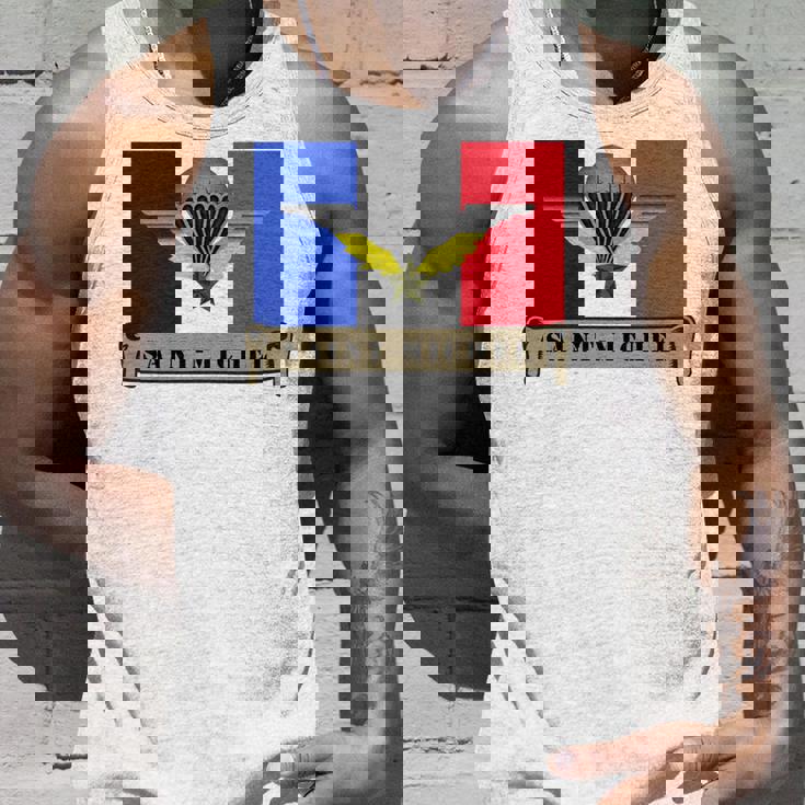 ミリタリー サンミッシェル 守護空挺部隊 フランス軍 長袖tシャツ タンクトップ 彼への贈り物