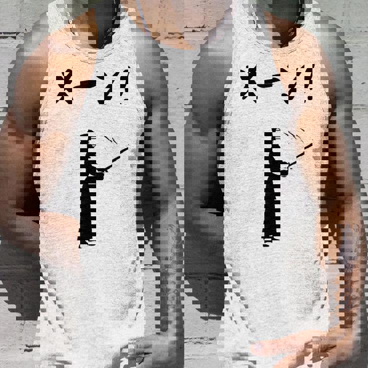 メーン！ 剣道 剣術 武道 竹刀 剣道部 武道好き 古武道 掛かり稽古 剣道好き タンクトップ 彼への贈り物