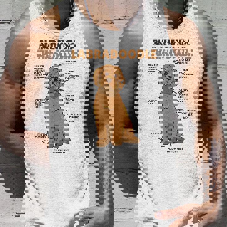 ラブラドゥードルの解剖学かわいい犬面白い犬ラブラドゥードル タンクトップ 彼への贈り物