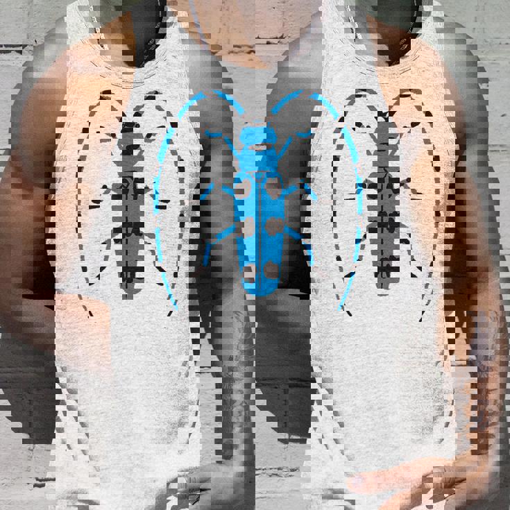 ルリボシカミキリ _昆虫_カミキリムシ タンクトップ 彼への贈り物