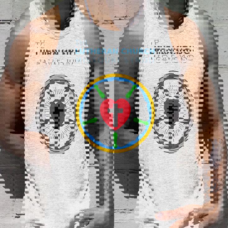 ルーテル教会 ミズーリ州会議 Lcms ローズシールロゴ タンクトップ 彼への贈り物