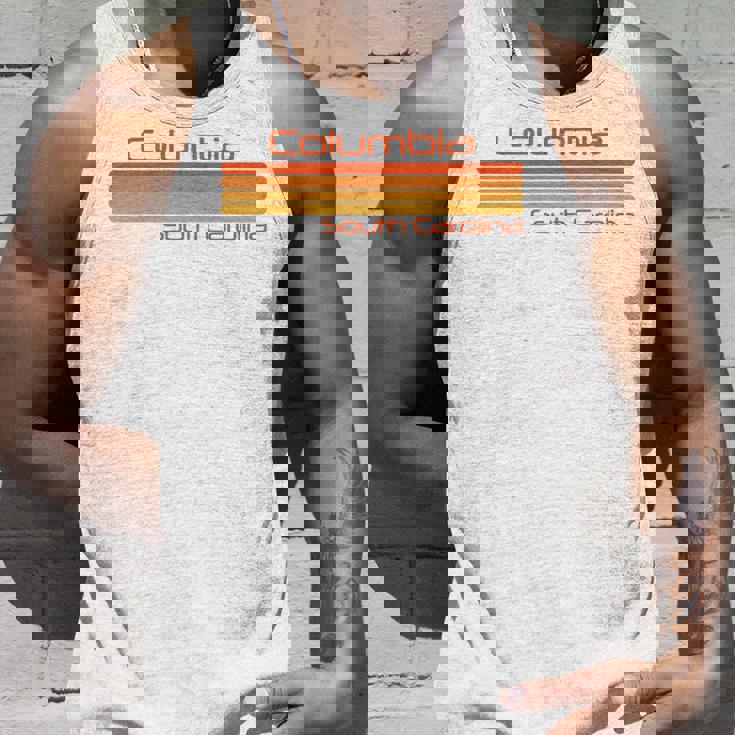 レトロ コロンビア サウスカロライナ 長袖tシャツ タンクトップ 彼への贈り物