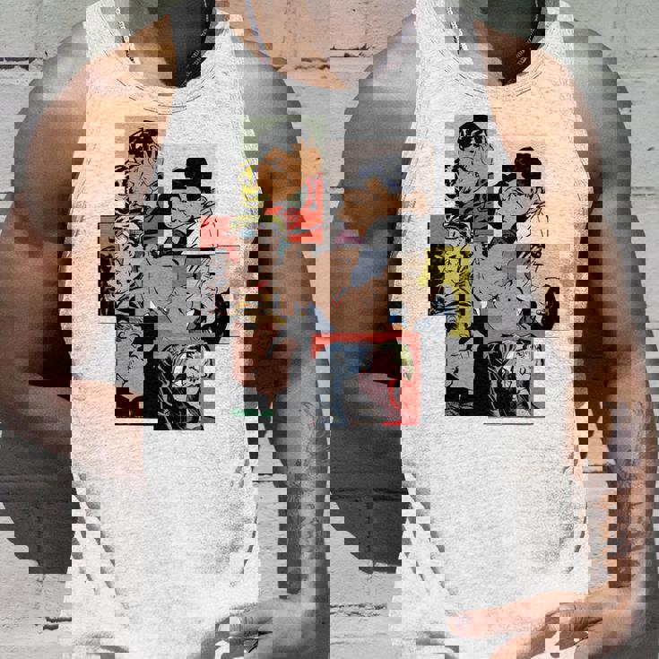レトロコミックキス、コラージュ、ビンテージポップアートキスコミックスタイル 長袖tシャツ タンクトップ 彼への贈り物