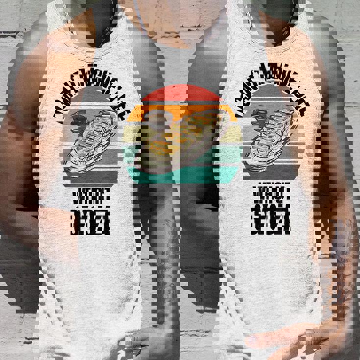 レトロ可愛い餃子 ギョーザなしでは人生は想像できない。 タンクトップ 彼への贈り物