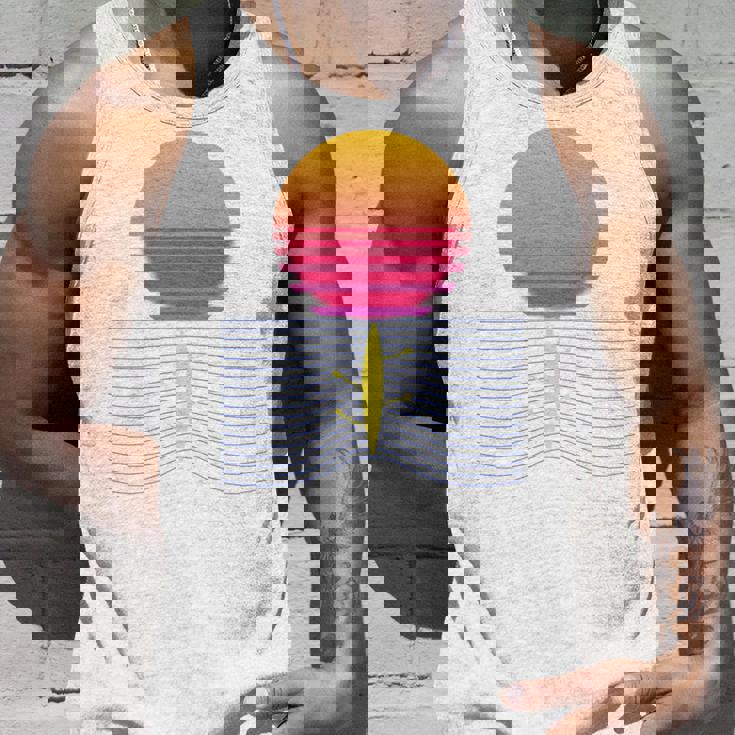 ローイング レトロ サンセット I チーム ローイング ボート ローイング スポーツ 長袖tシャツ タンクトップ 彼への贈り物