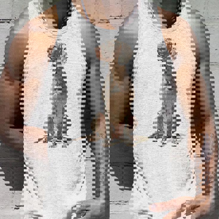 ワイマラナー 犬 グラフィック ペット イラスト ワイマラナー タンクトップ 彼への贈り物