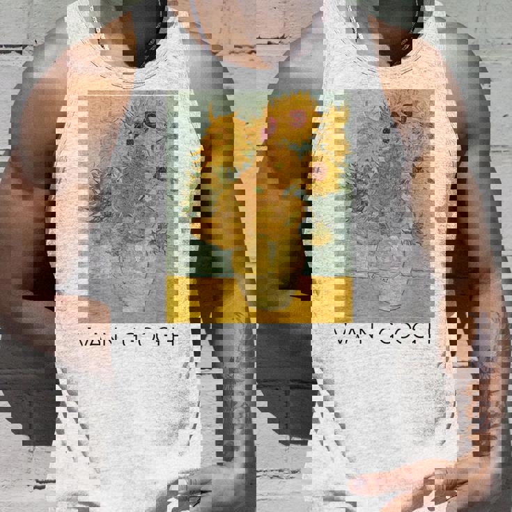 ヴァン・ゴッホ ひまわり アートギフト ヴィンセント・ヴァン・ゴッホ タンクトップ 彼への贈り物