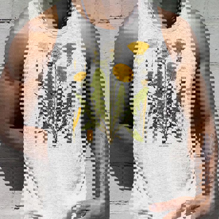 ヴィンテージ タンポポ チャート タンポポポ ボタニカル タンクトップ 彼への贈り物