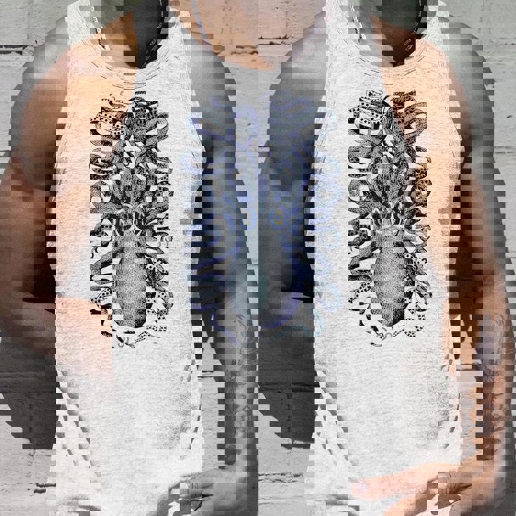 ヴィンテージ ブルー タコ タンクトップ 彼への贈り物