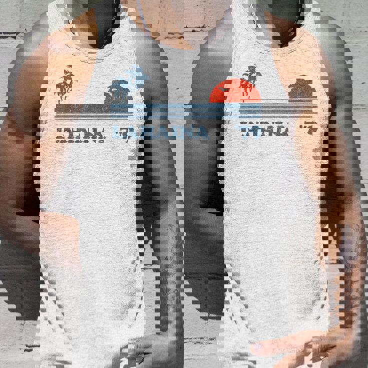 ヴィンテージ ラハイナ マウイ ハワイ ビーチ レトロ ハワイアン 70年代ギフト タンクトップ 彼への贈り物