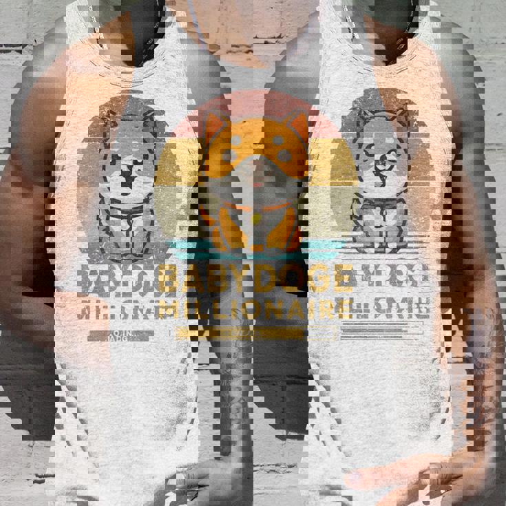 ヴィンテージ 面白い Baby Doge Millionaire Miner Baby Doge 長袖tシャツ タンクトップ 彼への贈り物