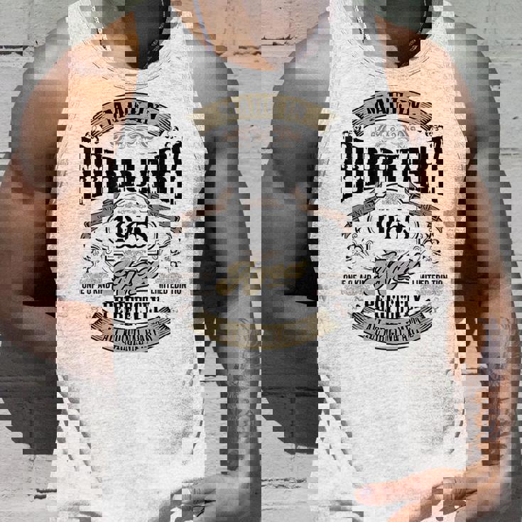 ヴィンテージ還暦祝い 1965年2月生まれ 60歳 タンクトップ 彼への贈り物