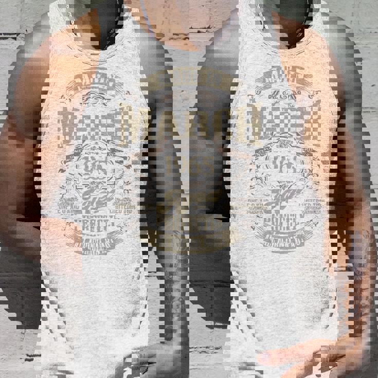 ヴィンテージ還暦祝い 1965年3月生まれ 60歳 長袖tシャツ タンクトップ 彼への贈り物