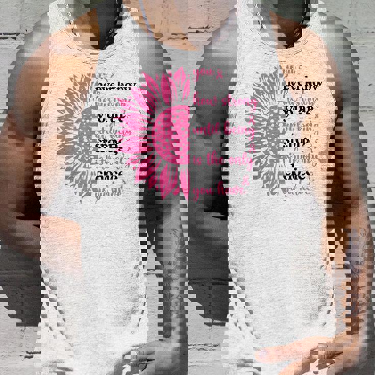 乳がんファイター サバイバー ひまわり ピンクリボン 戦士 タンクトップ 彼への贈り物