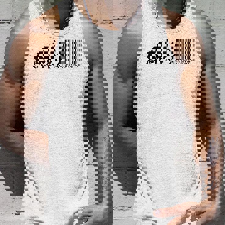 人類の進化がバーコードになる タンクトップ 彼への贈り物