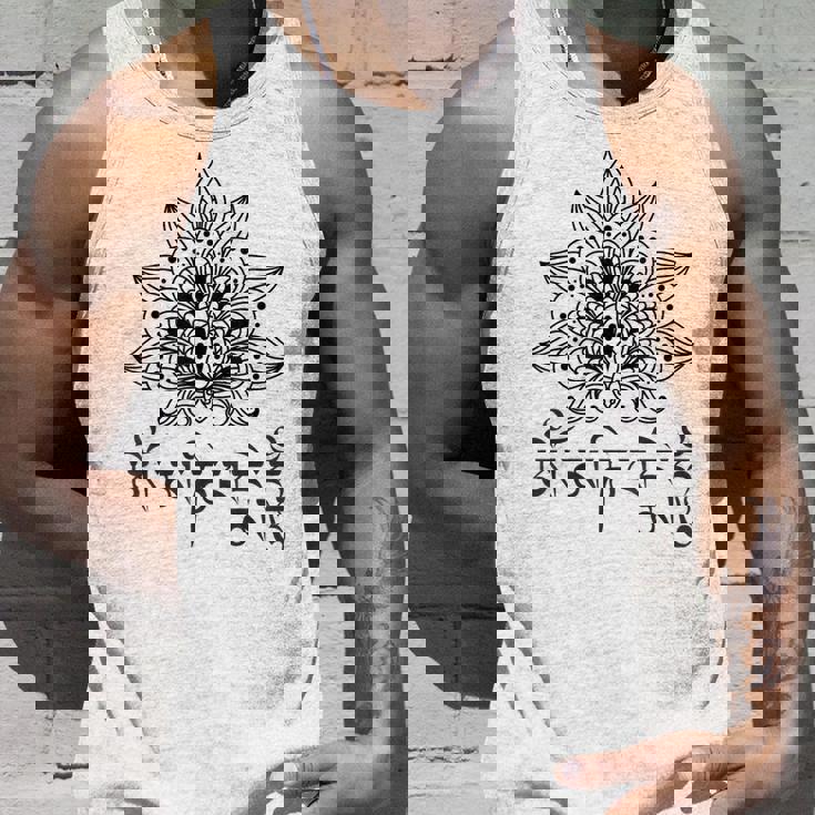 仏教 スピリチュアル オム マニ・パドメ ハム マントラと曼荼羅 タンクトップ 彼への贈り物