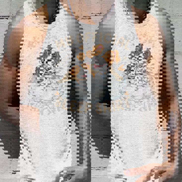 公式スリープシャツ、ジャックラッセルテリアと子犬 長袖tシャツ タンクトップ 彼への贈り物