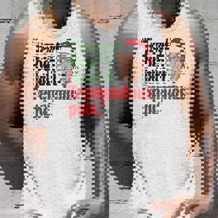 北極I Build It Tremendous Pole 面白い トランプ クリスマス 長袖tシャツ タンクトップ 彼への贈り物