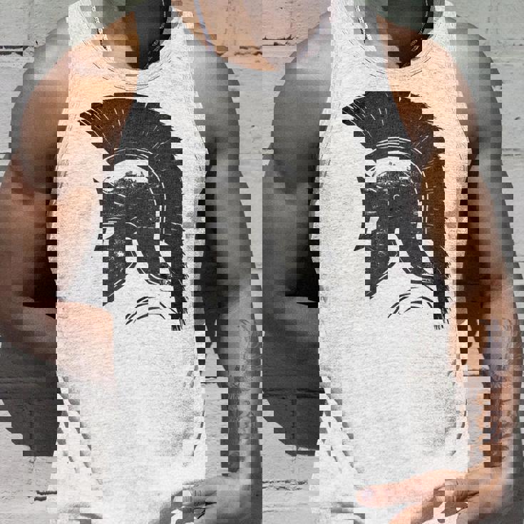 古代戦士ギリシャローマスパルタ兵士ヘルメットグラフィック タンクトップ 彼への贈り物