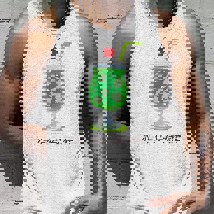 和風クリームソーダ レトロ メロンフロート カワイイ 美学 タンクトップ 彼への贈り物