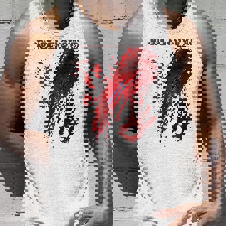 問題解決 血まみれのシャツ 血まみれのホラー タンクトップ 彼への贈り物