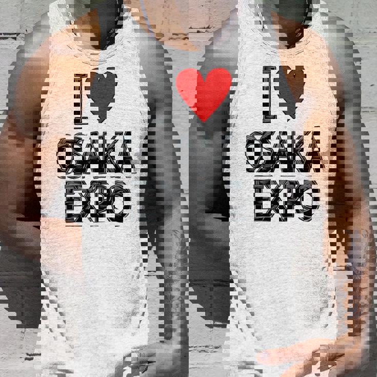 大阪万博 関西万博 記念 I Love Osaka Expo グッズ お土産 本 プレゼント メンズ レディース 長袖tシャツ タンクトップ 彼への贈り物